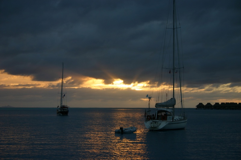 Sunset Bora Bora style.